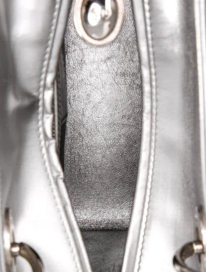 Lady Dior mediano de piel