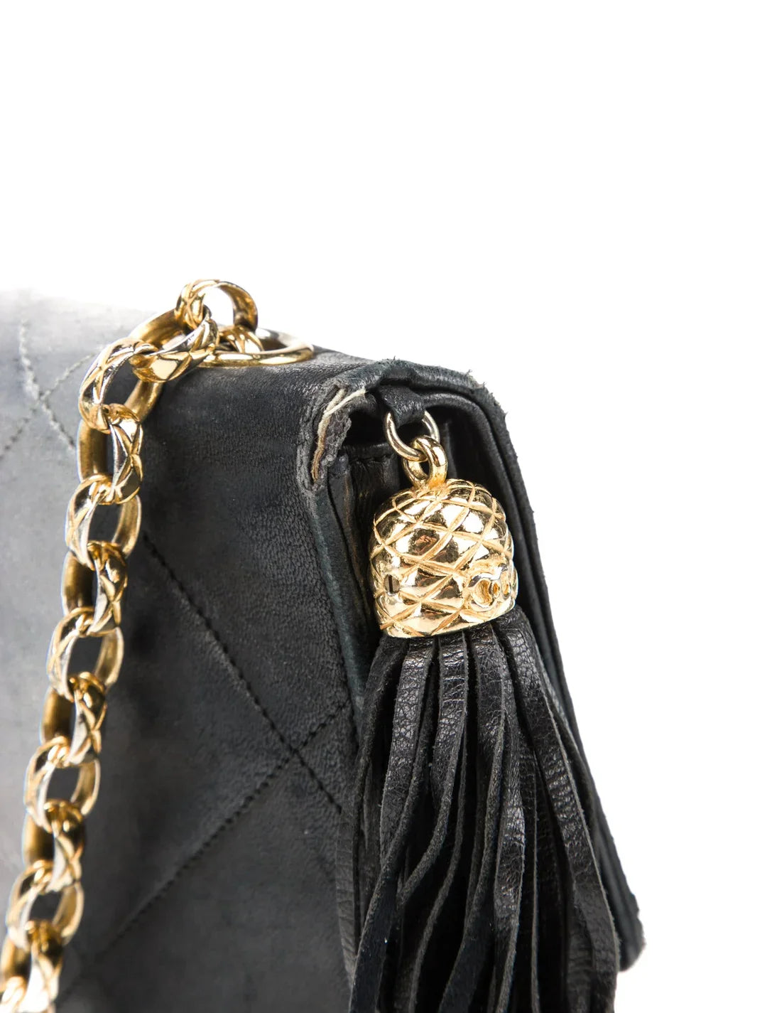Diamond Stitch Flap Bag