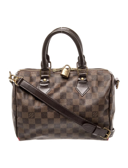 Damier Ebene Speedy Bandouliere 25
